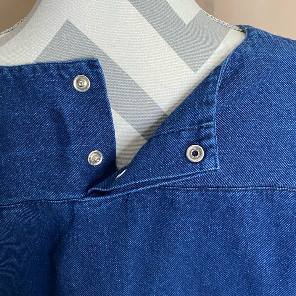 Shnayderman’s Denim Long Sleeve Top - Picture 5 of 9